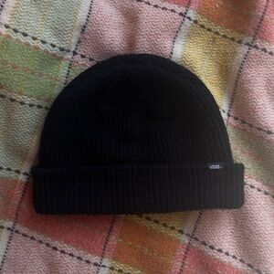 Vans Classic Black Knit Hat One Size